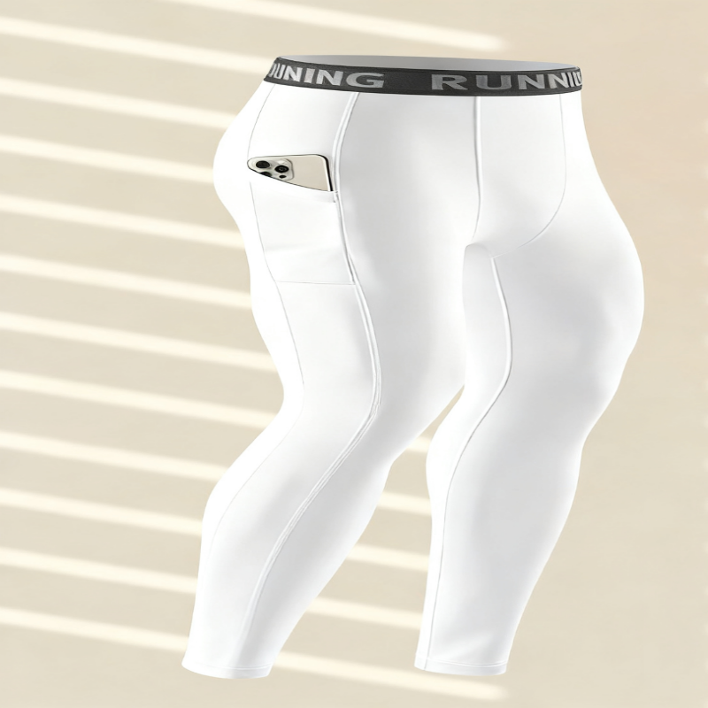 가을 마라톤을 위한 남성용 러닝 컴프레션 타이츠 - 포 - Compression Long Pant 리뷰 및 가격