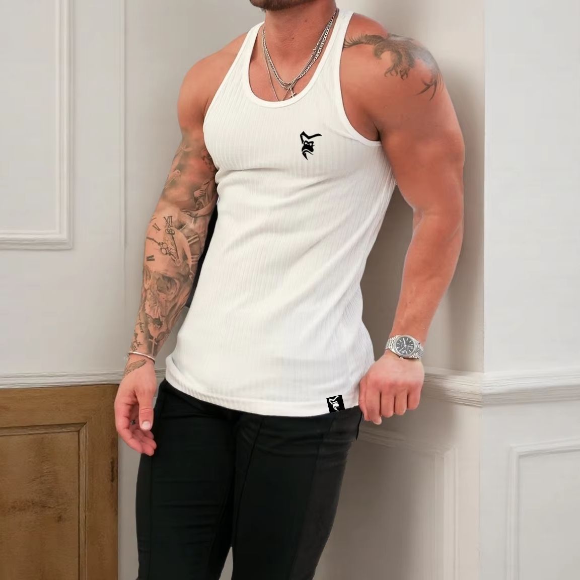 남성용 속건 런닝 탱크탑 통기성 민소매 스포츠 조끼 탄 - Sleeveless Undershirt 리뷰 및 가격