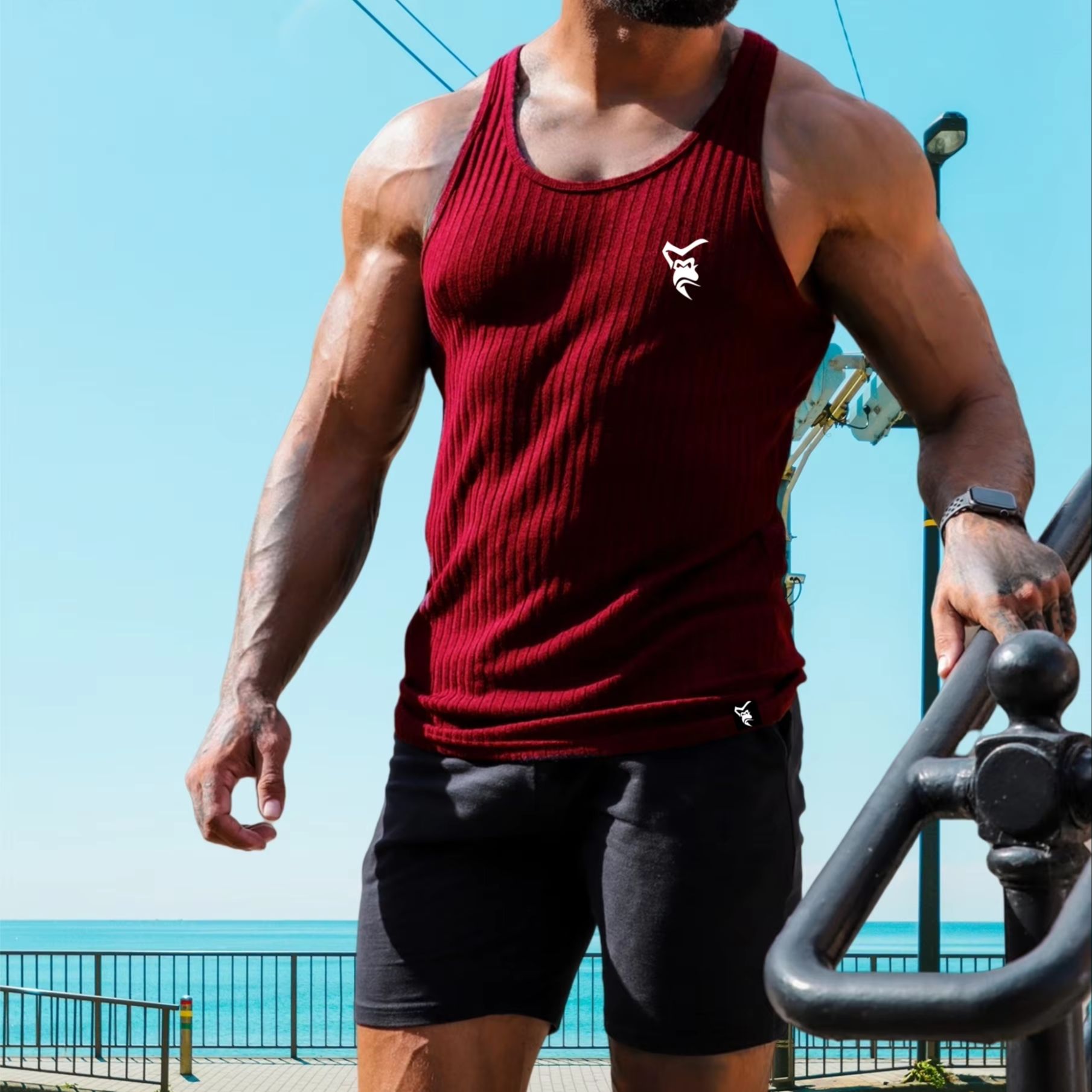 남성용 속건 런닝 탱크탑 통기성 민소매 스포츠 조끼 탄 - Sleeveless Undershirt 리뷰 및 가격